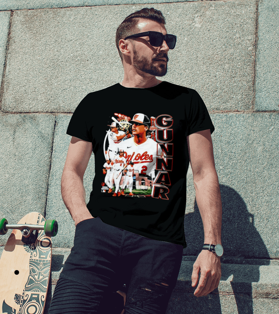 Gunnar Henderson Baltimore Orioles MLB 2026 Collage T-Shirt