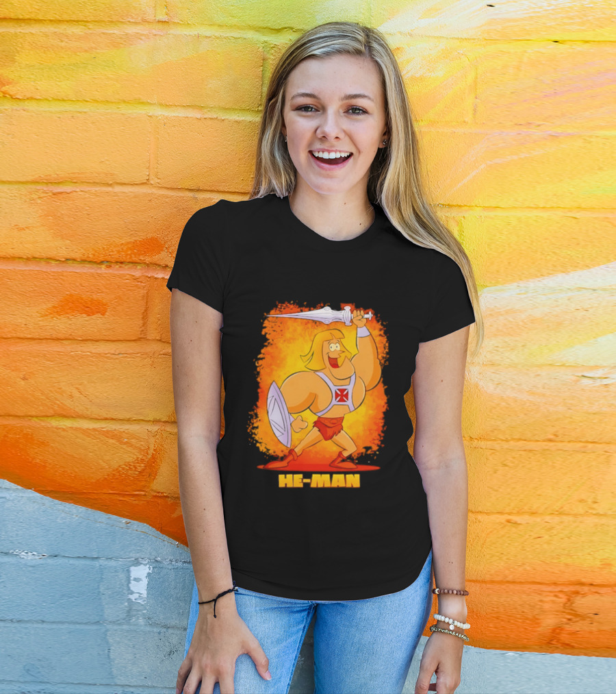 He Man Power Sword Masters Of The Universe Retro 80s T-Shirt
