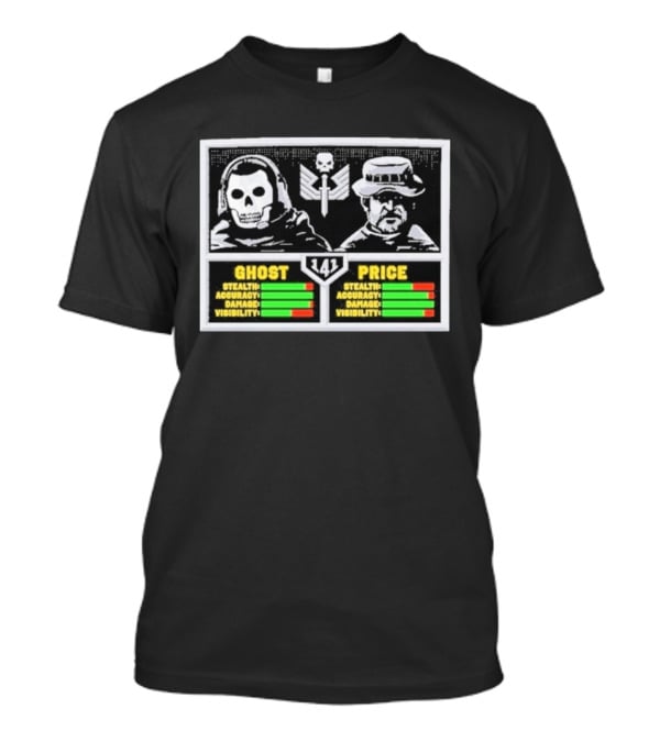 Call Of Duty Ghost Price Stealth Accuracy Damage Visibility 141 T-Shirt