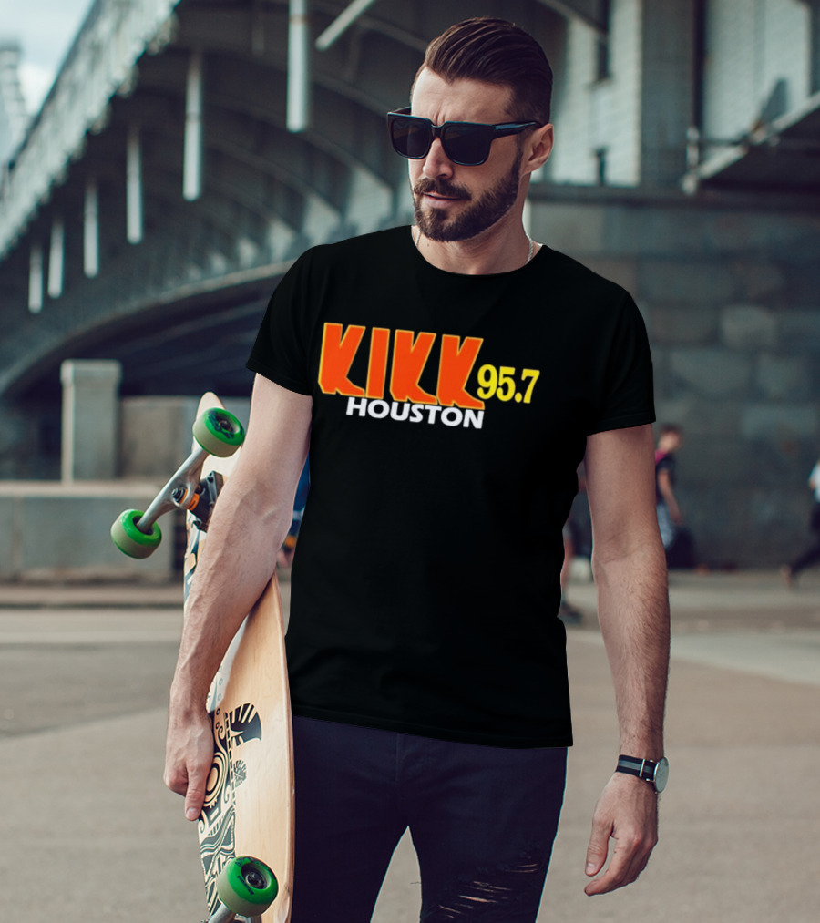 KIKK 95.7 Houston Retro Radio T-Shirt