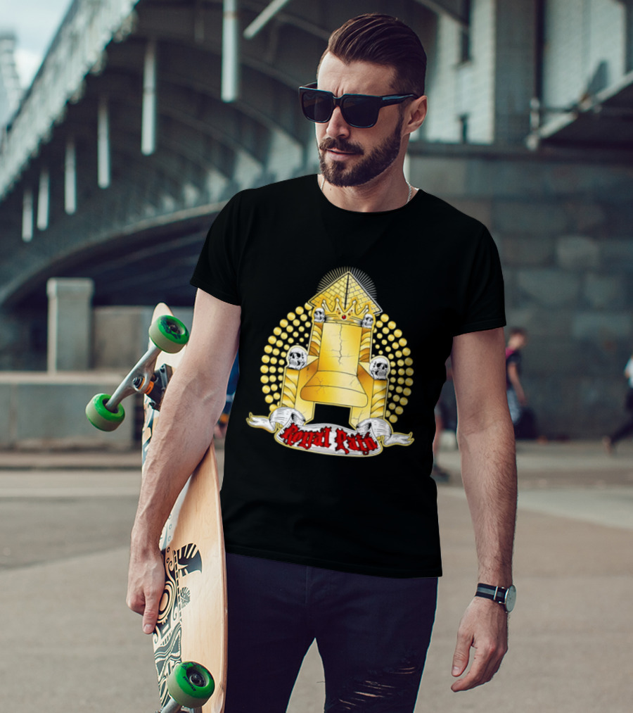 Kyng Wrestling Royal Throne And Crown Design Royal Pain T-Shirt