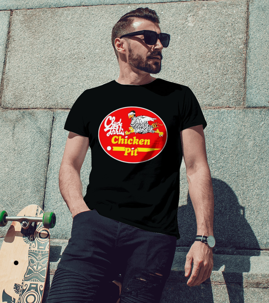 Clyde Torkel's Chicken Pit Stroker Ace Racing Theme Retro 1983 T-Shirt