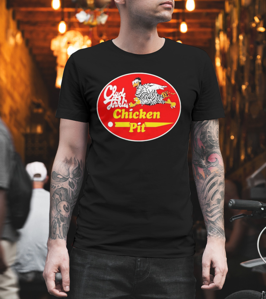 Clyde Torkel's Chicken Pit Stroker Ace Racing Theme Retro 1983 T-Shirt