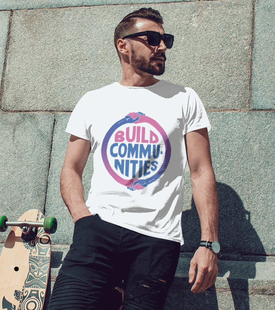Build Communities Unity Handshake T-Shirt