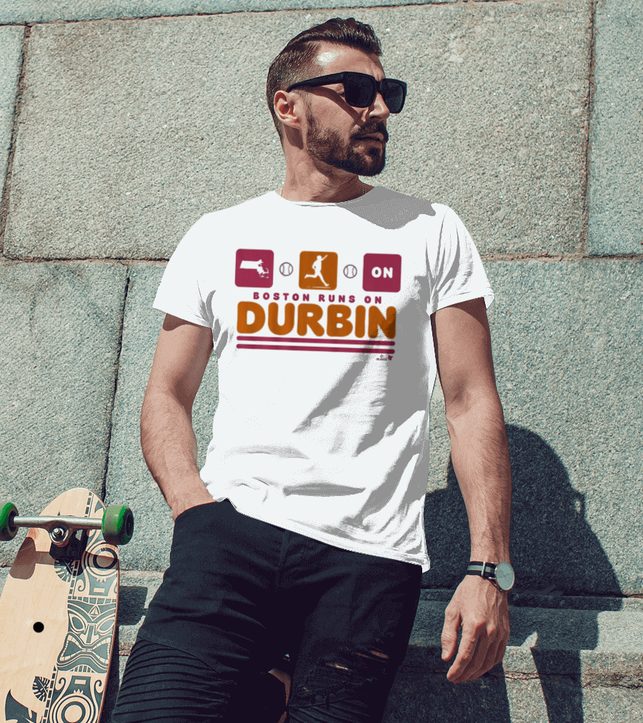 Boston Runs On Durbin Massachusetts Running T-Shirt