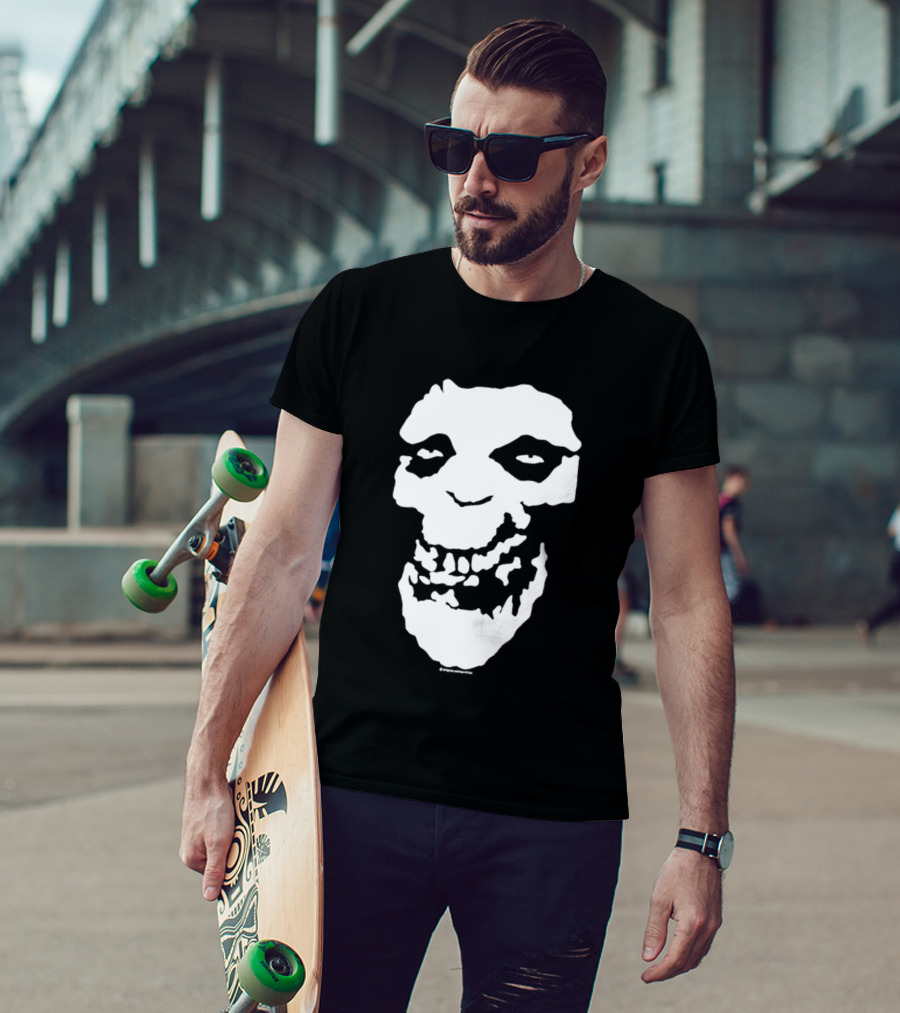 Halftime A Bathing Ape Misfits Fiend Skull T-Shirt