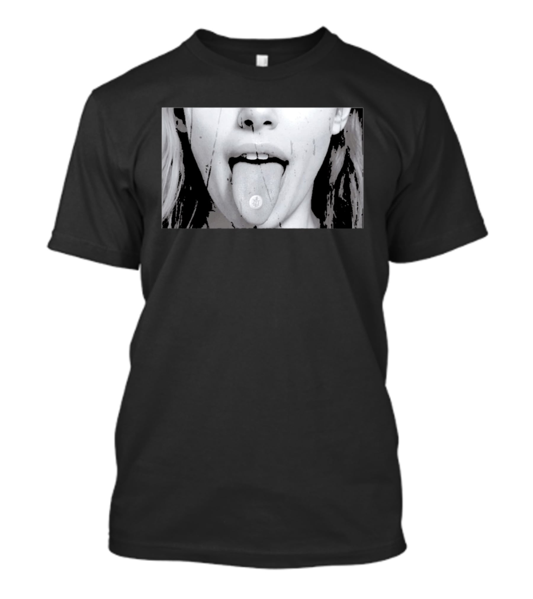 Ouija Macc Sunken Church Omen Acid Tab Tongue T-Shirt