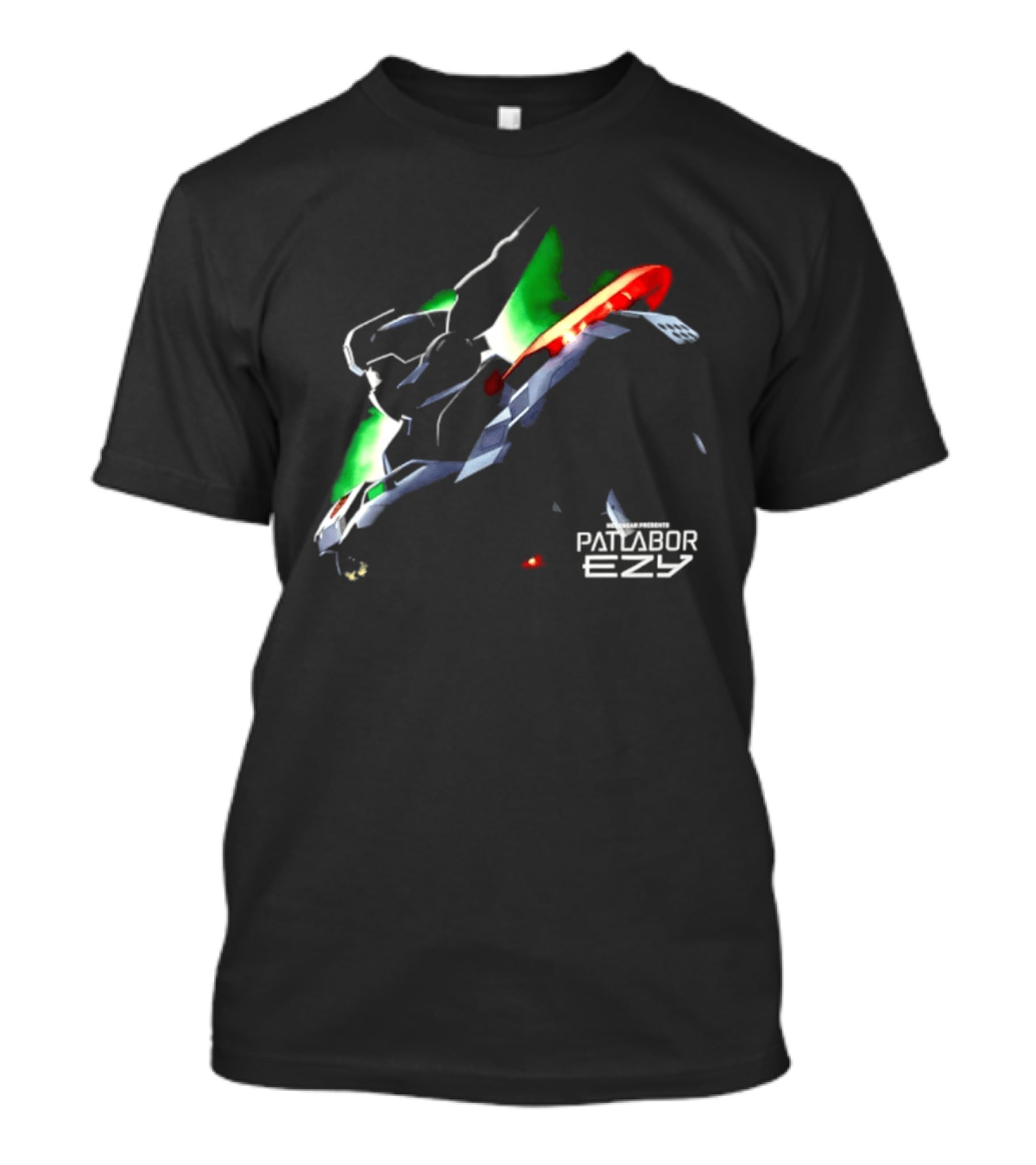 Patlabor EZY Mecha Anime Robot Headgear Dynamic T-Shirt