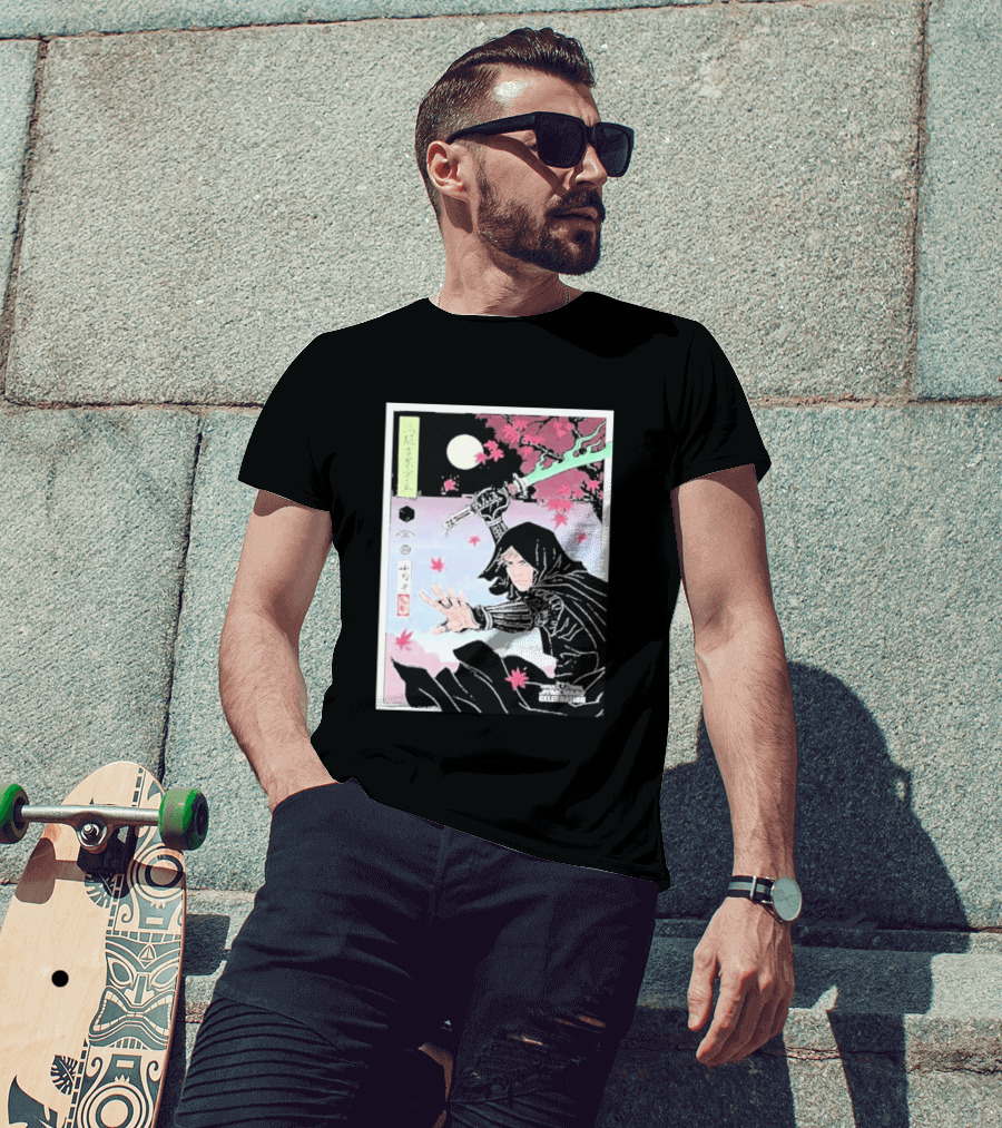 Star Wars Celebration Japan 2025 Luke Skywalker Samurai Art Final Reveal T-Shirt