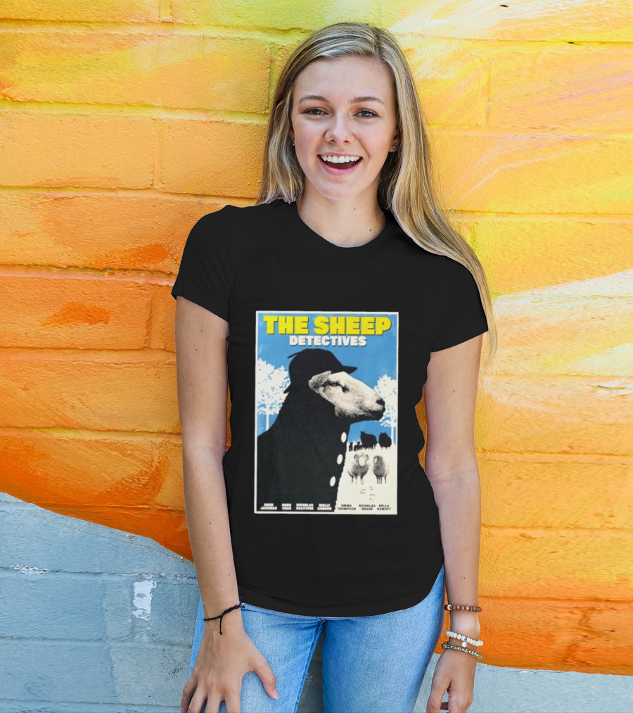 The Sheep Detectives Hugh Jackman Hong Chau Nicholas Galitzine Molly Gordon Emma Thompson Nicholas Braun Bella Ramsey T-Shirt