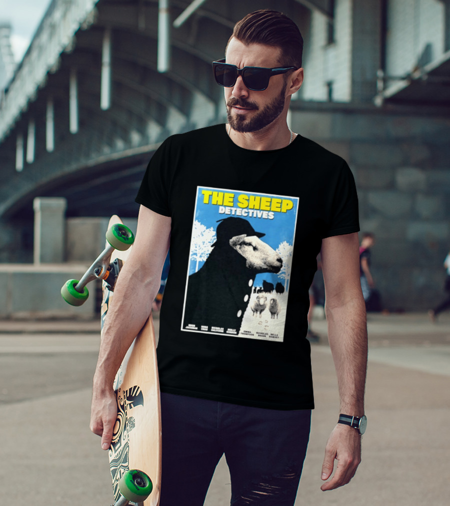 The Sheep Detectives Hugh Jackman Hong Chau Nicholas Galitzine Molly Gordon Emma Thompson Nicholas Braun Bella Ramsey T-Shirt