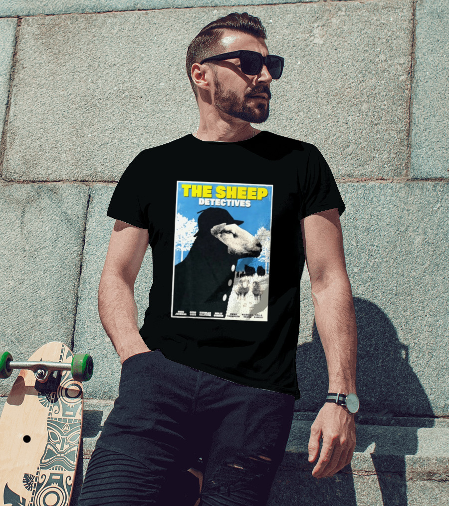 The Sheep Detectives Hugh Jackman Hong Chau Nicholas Galitzine Molly Gordon Emma Thompson Nicholas Braun Bella Ramsey T-Shirt