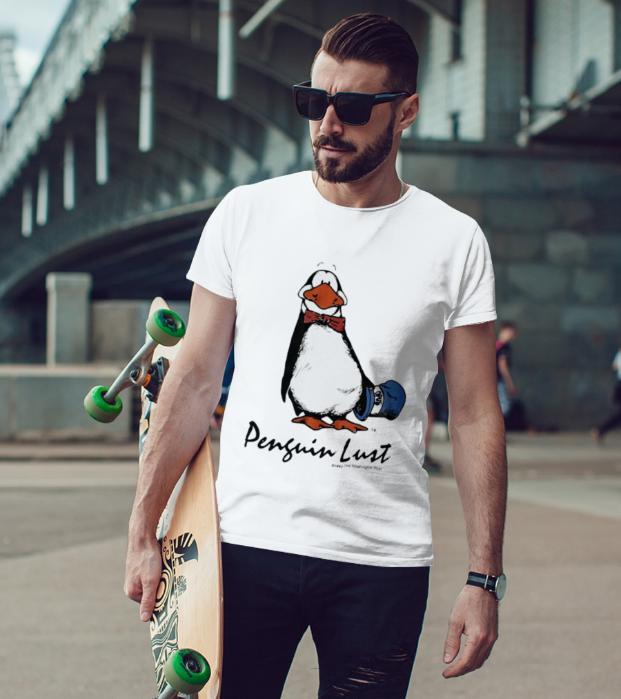 Opus The Penguin Lust 1983 Washington Post T-Shirt