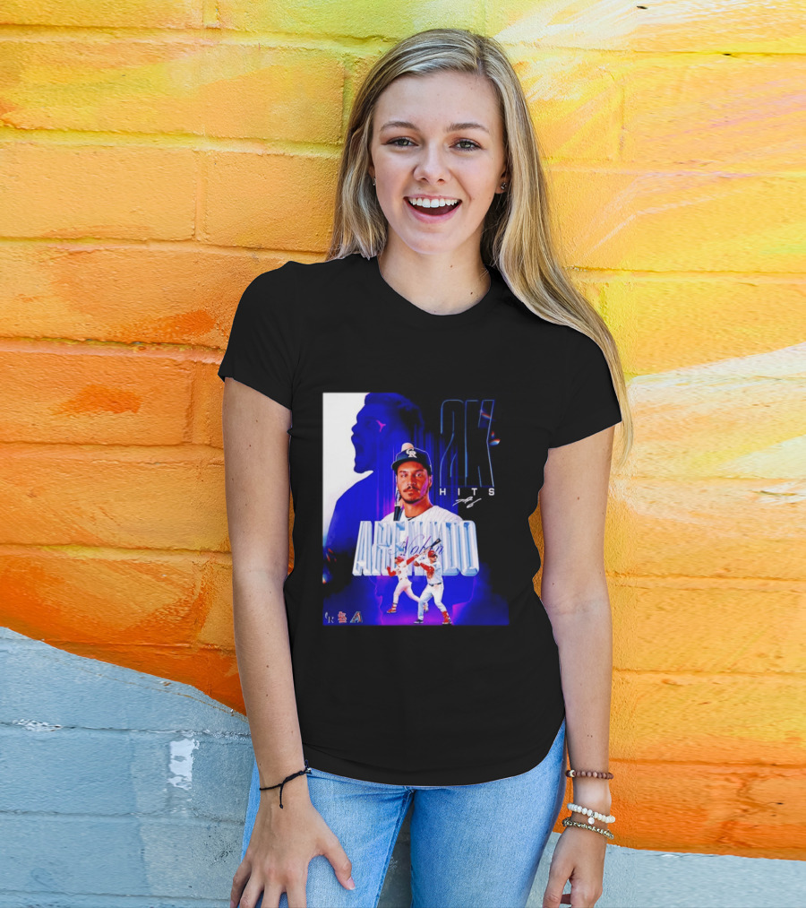 Nolan Arenado 2K Hits Retro Baseball Milestone Celebration T-Shirt