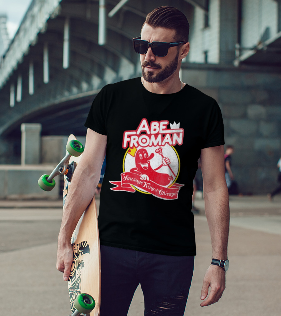 Abe Froman Sausage King Of Chicago Diamond Cane And Crown T-Shirt