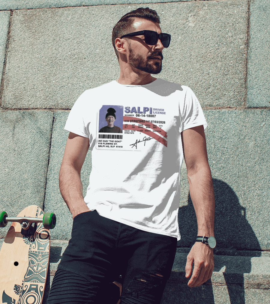 Antoine Griezmann MLS The Goat Salpi Driver License Signature T-Shirt