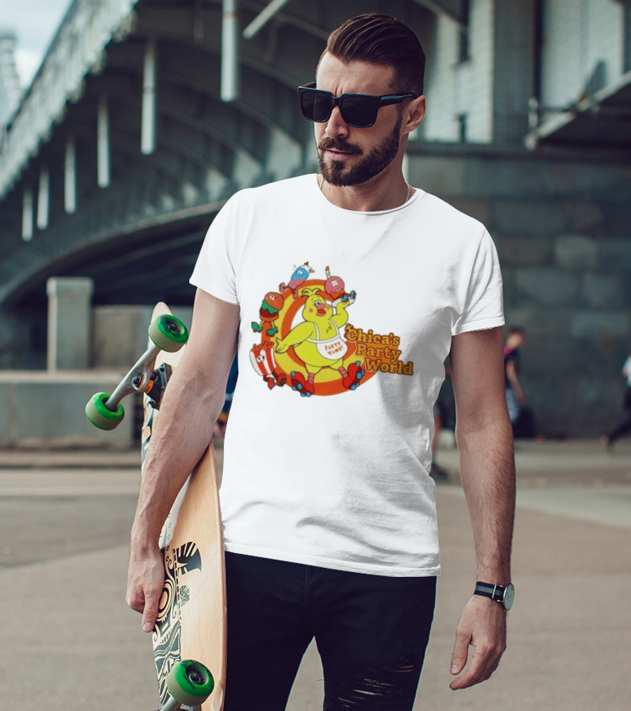 Chica's Party World Party Time Chica Five Nights At Freddy's T-Shirt