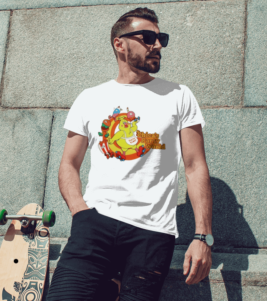 Chica's Party World Party Time Chica Five Nights At Freddy's T-Shirt