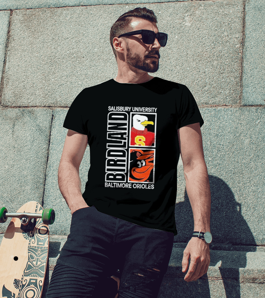 Salisbury University Birdland Night Baltimore Orioles 2026 T-Shirt