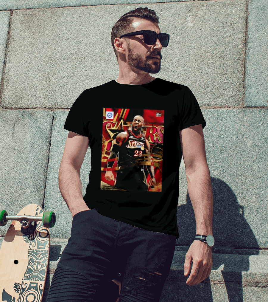 Philadelphia 76ers LeBron James NO.23 NBA Nike NBA League Basketball T-Shirt
