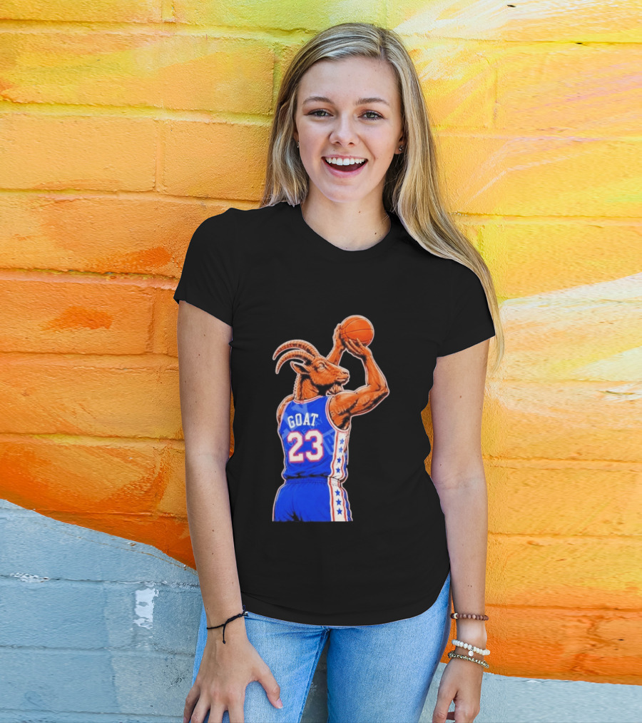 GOAT 23 Basketball Player Jersey Sports Inspired By Iconic NBA Stars T-Shirt
