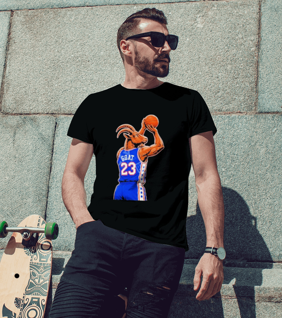 GOAT 23 Basketball Player Jersey Sports Inspired By Iconic NBA Stars T-Shirt