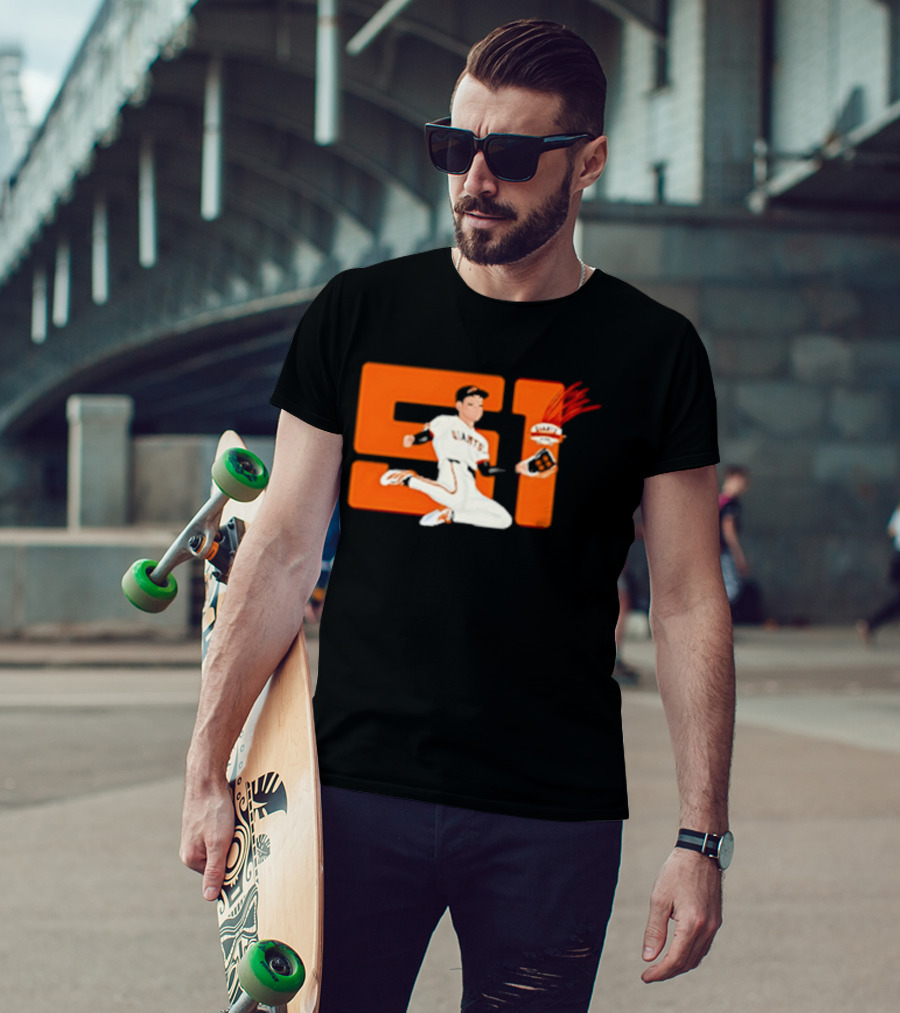 San Francisco Giants Jung Hoo Lee No 51 Baseball Player Comic T-Shirt