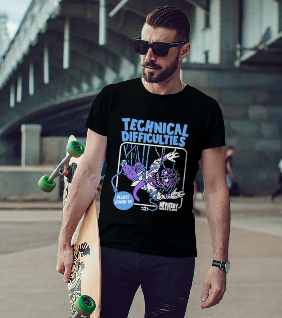 Technical Difficulties Please Stand By Monster Mashup T-Shirt