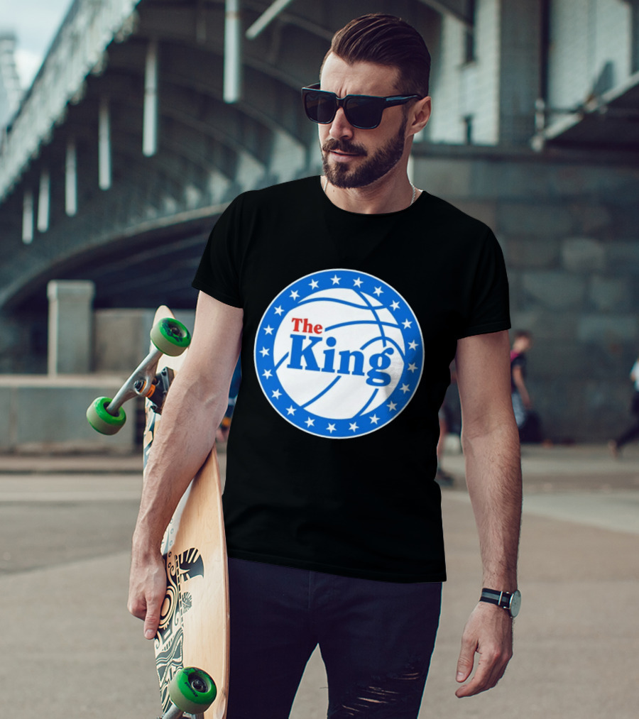 The King Philly Basketball Circle Stars T-Shirt