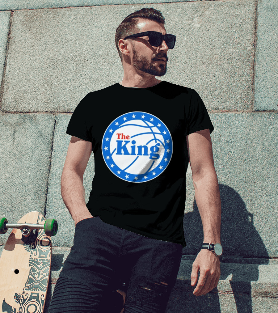 The King Philly Basketball Circle Stars T-Shirt