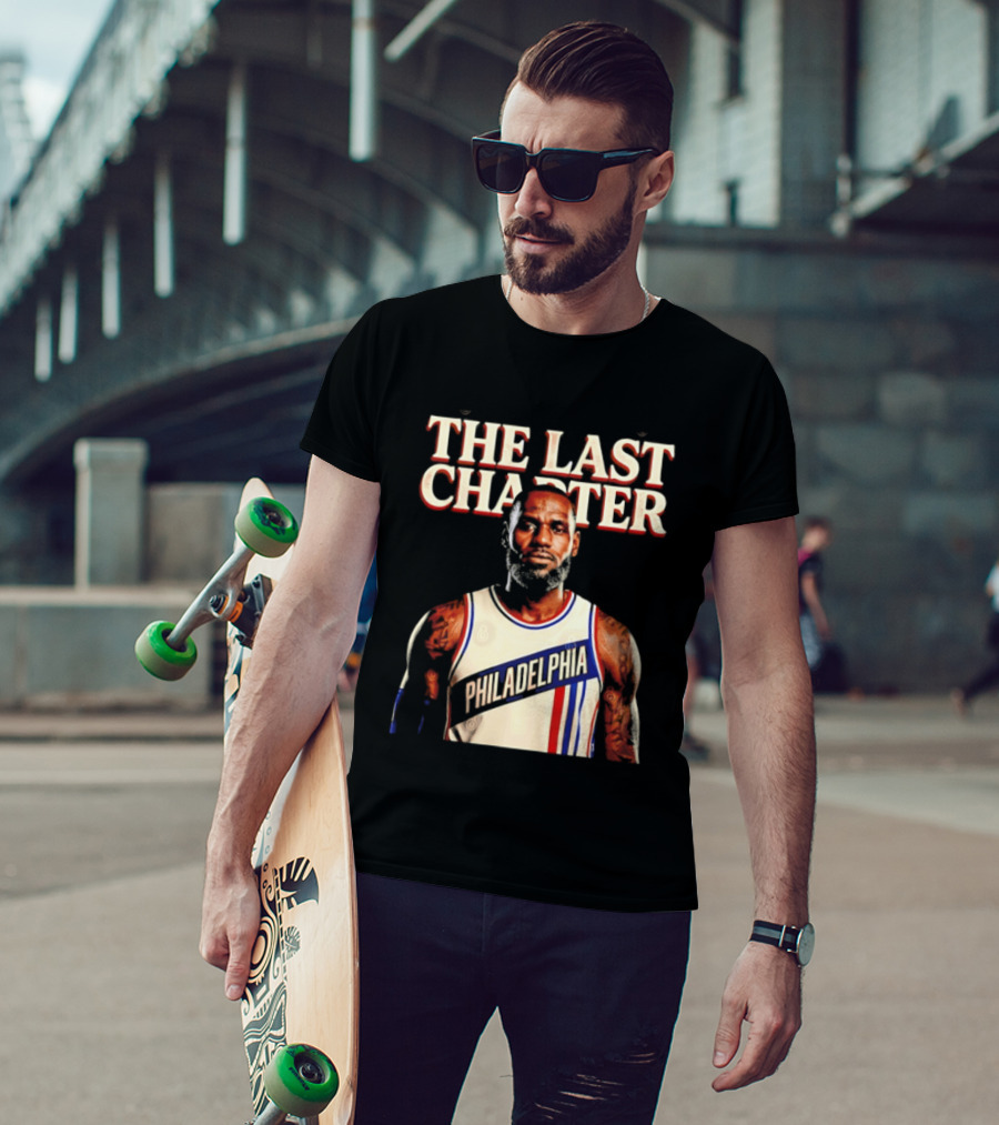 The Last Charter LeBron James Philadelphia 76ers Basketball Jersey T-Shirt