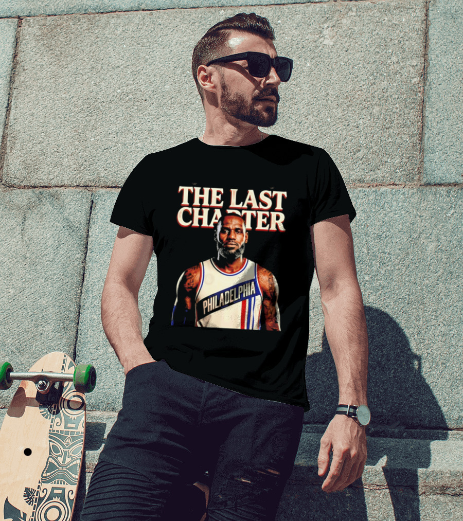 The Last Charter LeBron James Philadelphia 76ers Basketball Jersey T-Shirt