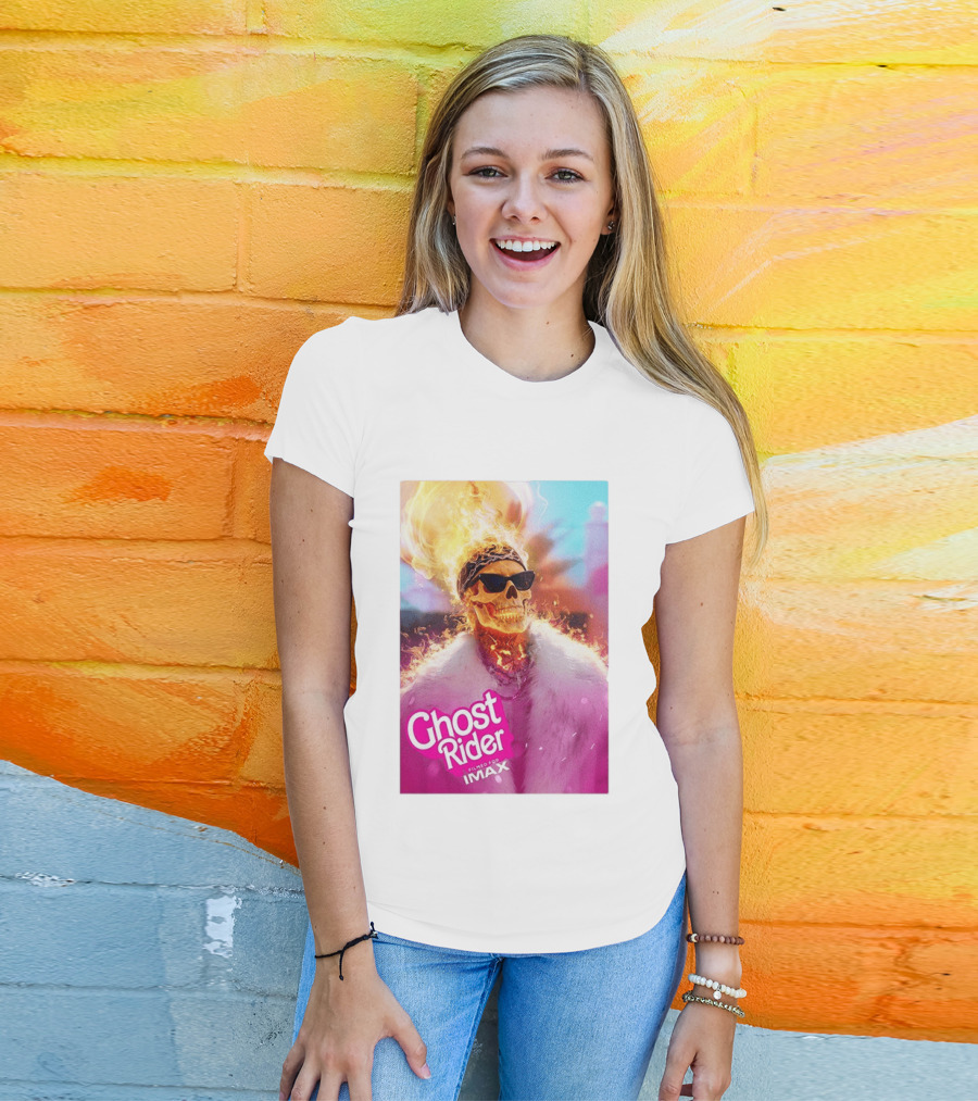 Ryan Gosling Barbie Ghost Rider Filmed For IMAX T-Shirt