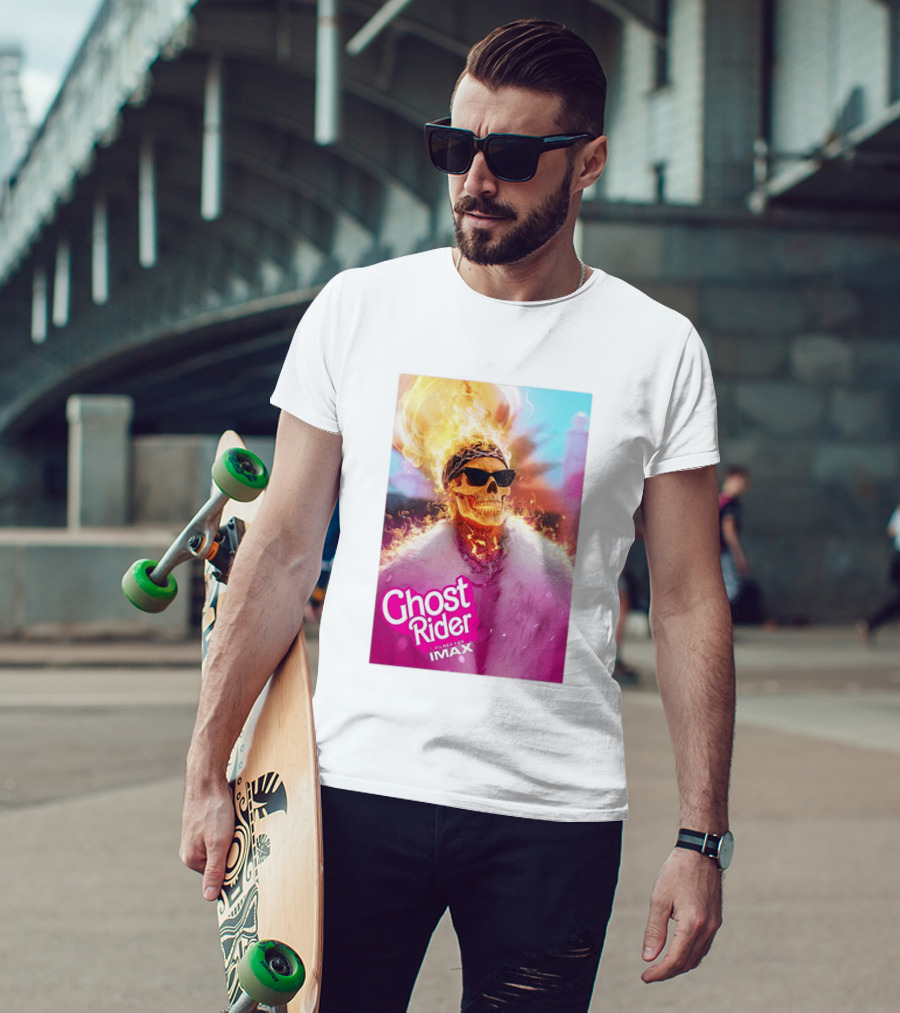 Ryan Gosling Barbie Ghost Rider Filmed For IMAX T-Shirt