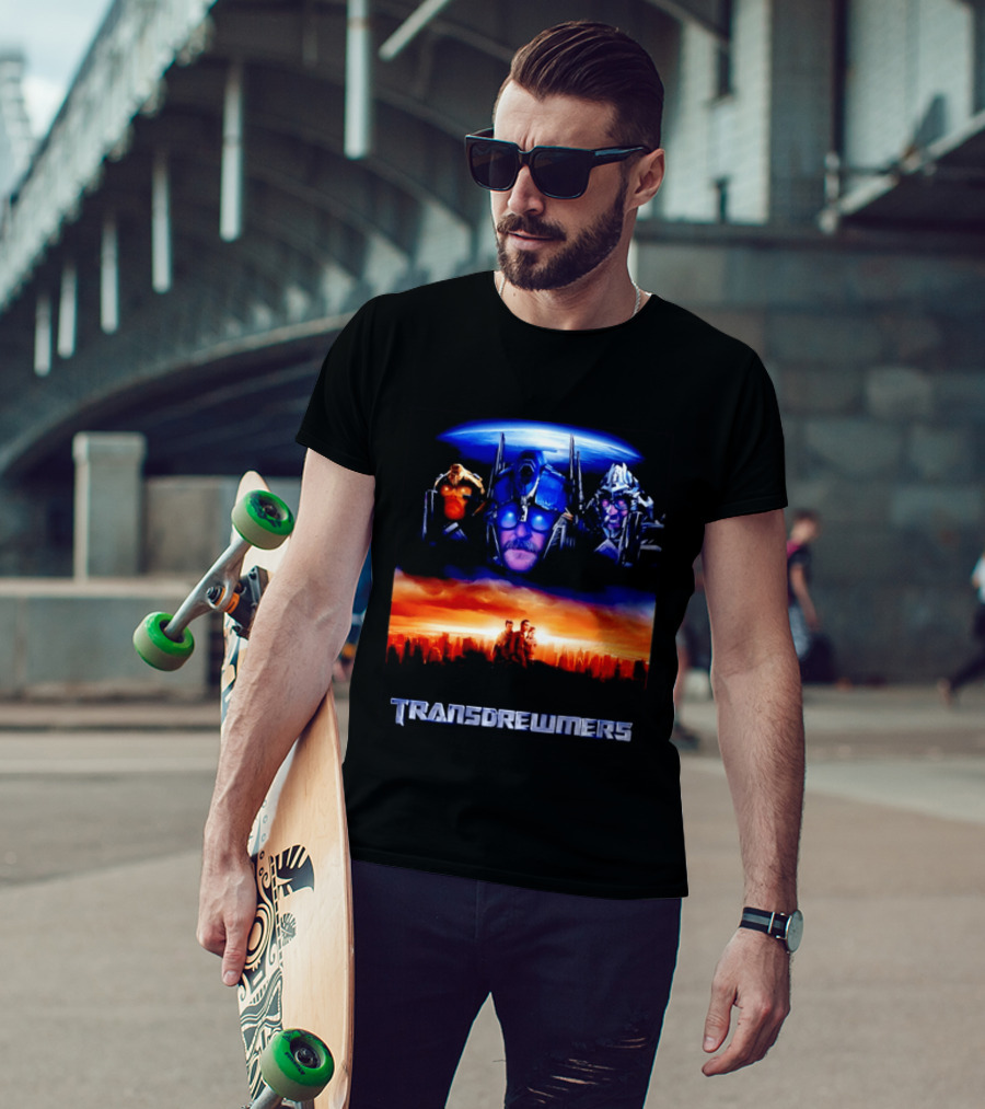 Transdrewmers Sci Fi Inspired Characters And Cityscape Compilation T-Shirt