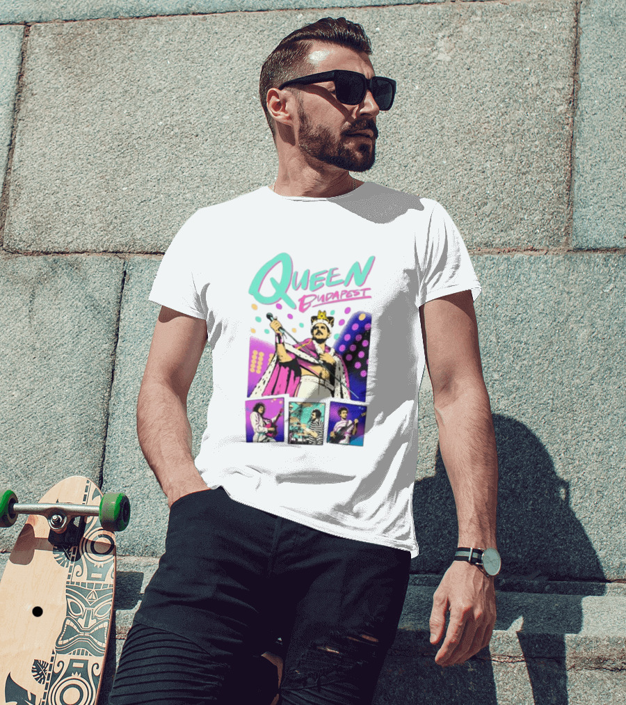Queen Budapest Anniversary Vest 40th Pop Concert T-Shirt