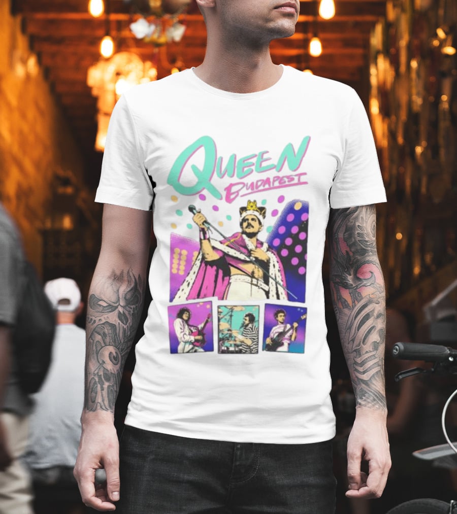 Queen Budapest Anniversary Vest 40th Pop Concert T-Shirt