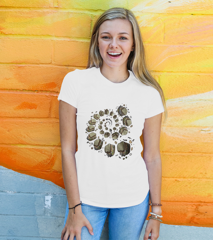 Turkey And The Wolf Fried Bologna Sandwiches Spiral T-Shirt