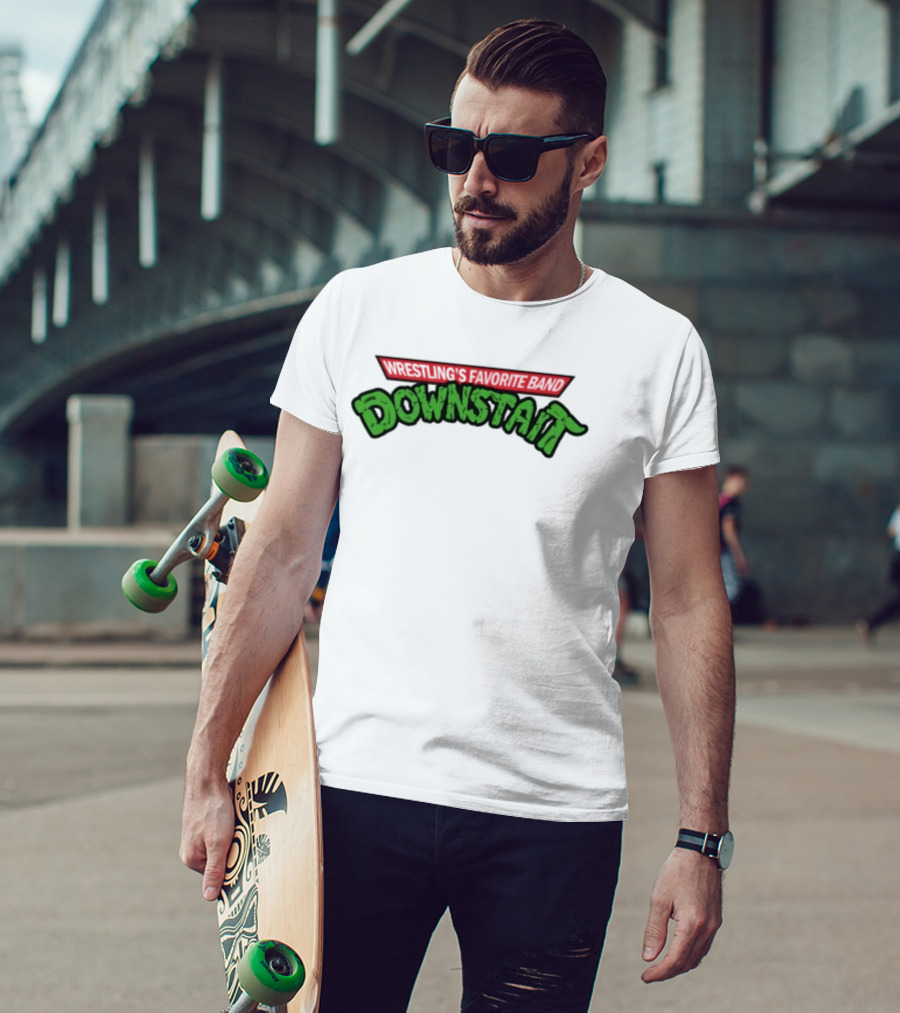 Wrestling's Favorite Band Downstait Wrestling Music T-Shirt