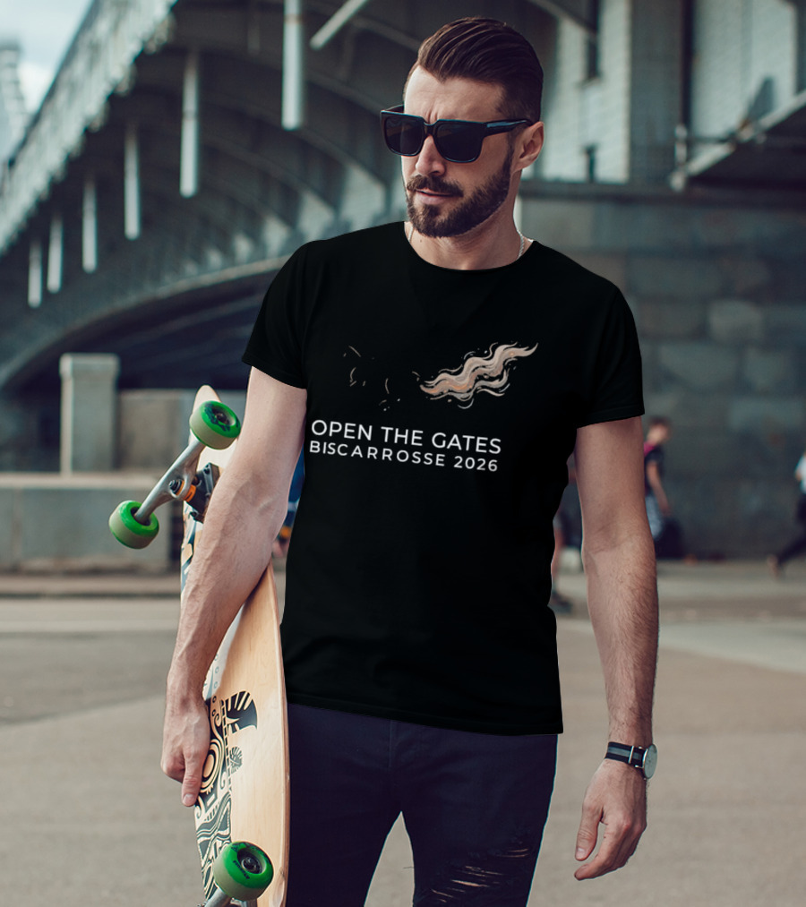 Open The Gates Biscarrosse Horse Rescue 2026 Wildfire Survivor T-Shirt