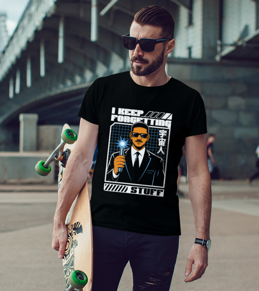 I Keep Forgetting Stuff Men In Black Neuralyzer Will Smith T-Shirt