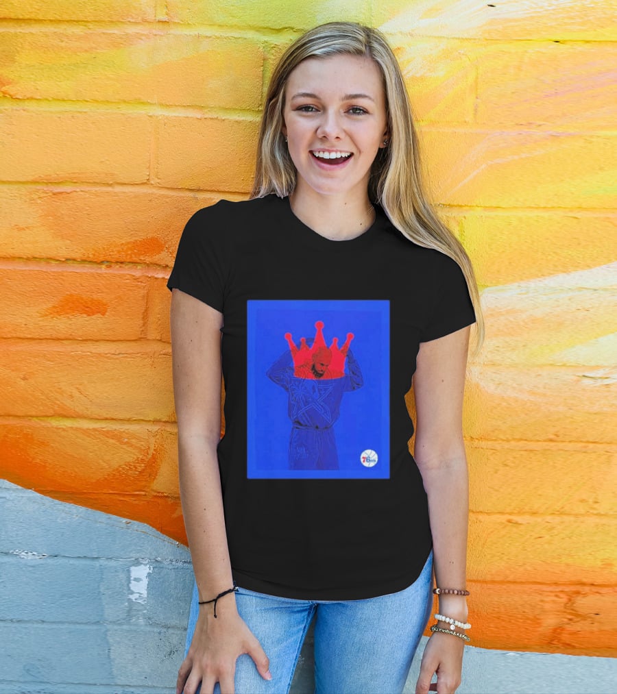 LeBron James NBA All Star Crown Philadelphia 76ers T-Shirt