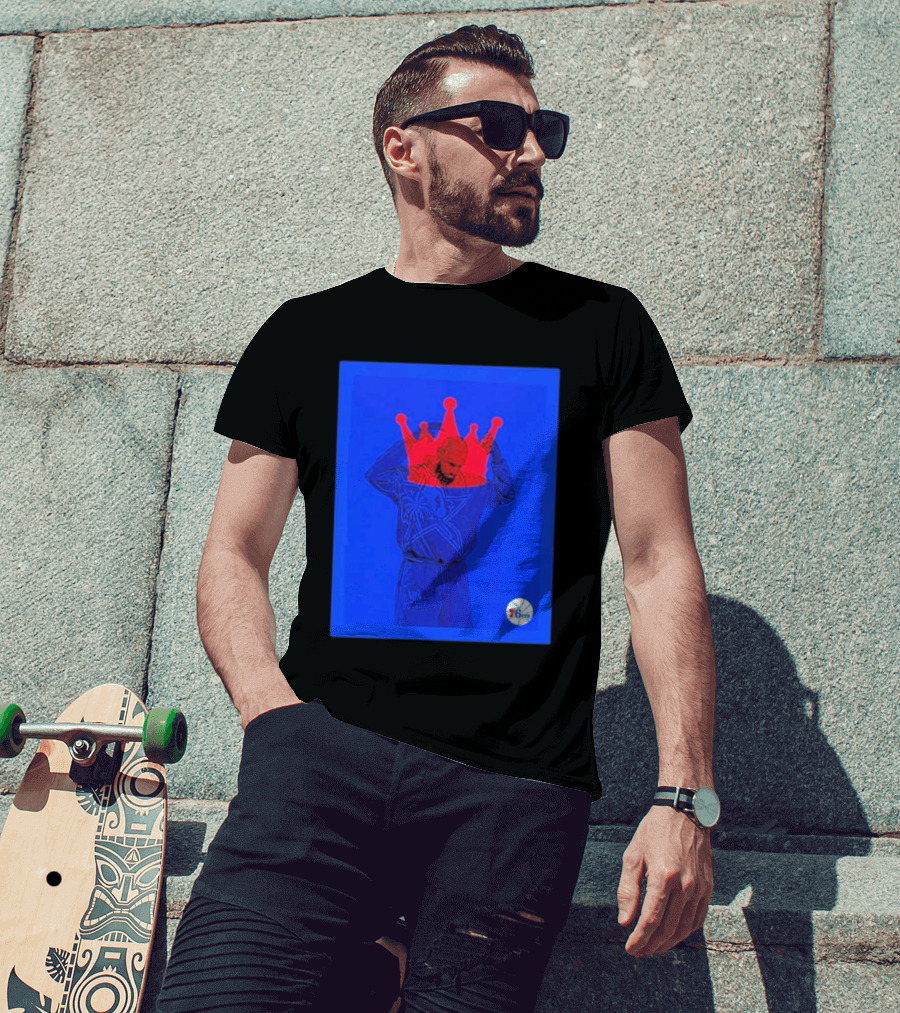 LeBron James NBA All Star Crown Philadelphia 76ers T-Shirt