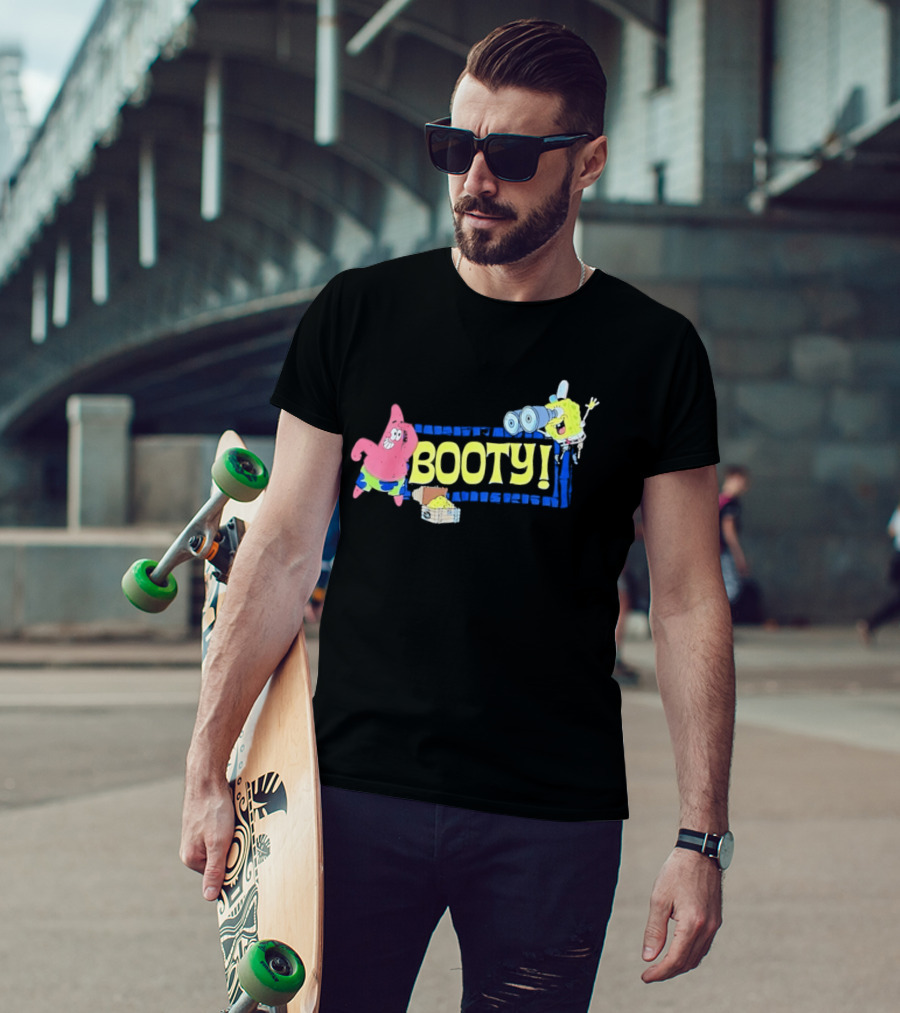 Sponge And Patrick Star Booty Treasure Hunt Adventure T-Shirt