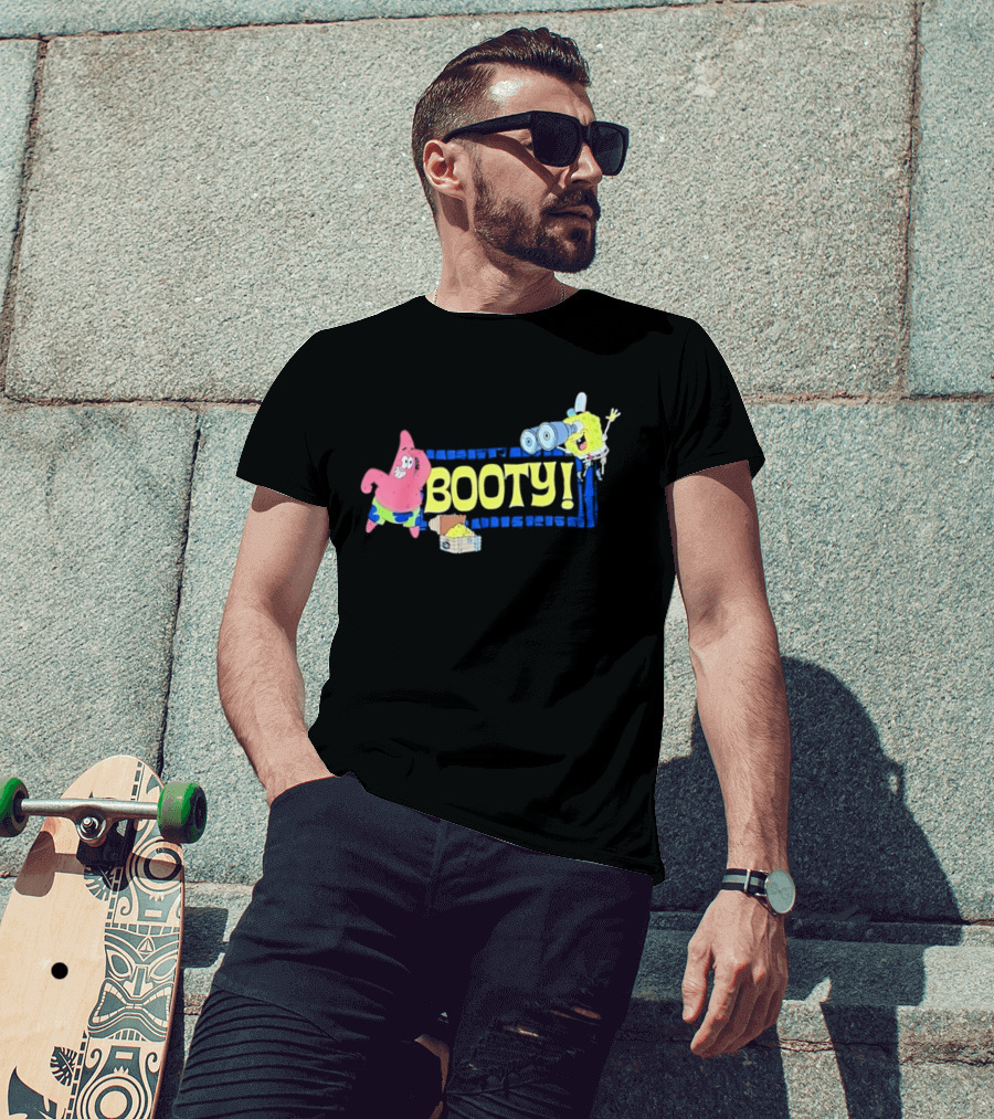 Sponge And Patrick Star Booty Treasure Hunt Adventure T-Shirt