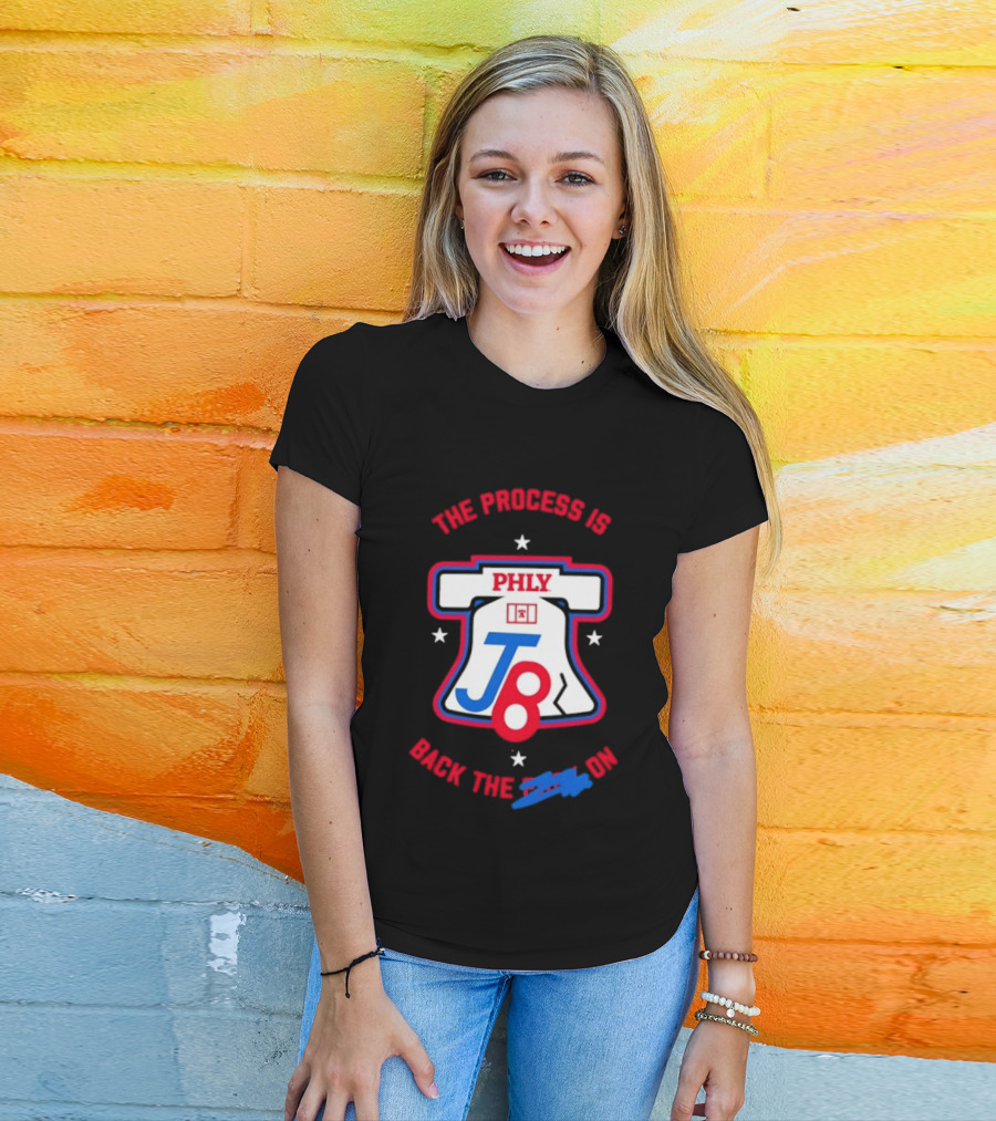 PHLY The Process Is Back Jalen Brunson Philadelphia 76ers T-Shirt