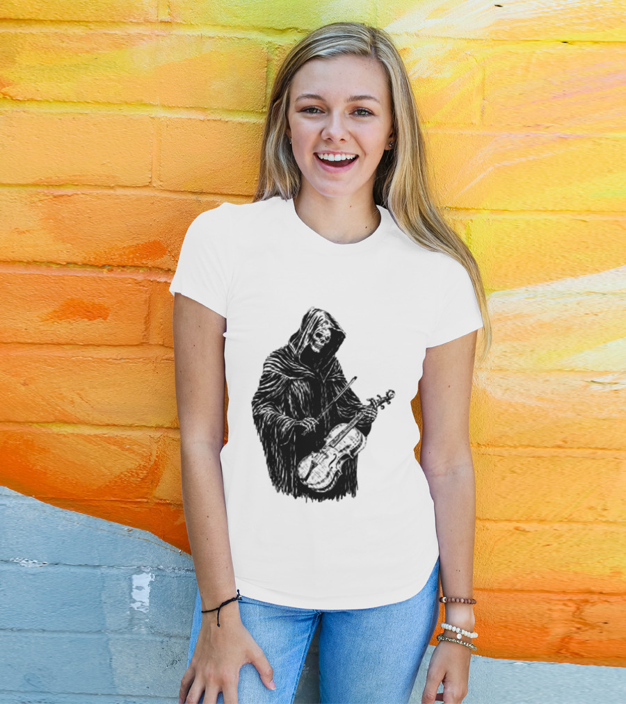 Avenged Sevenfold A7X North American Tour 2026 At Peace Tour Dates Grim Reaper Playing Violin T-Shirt