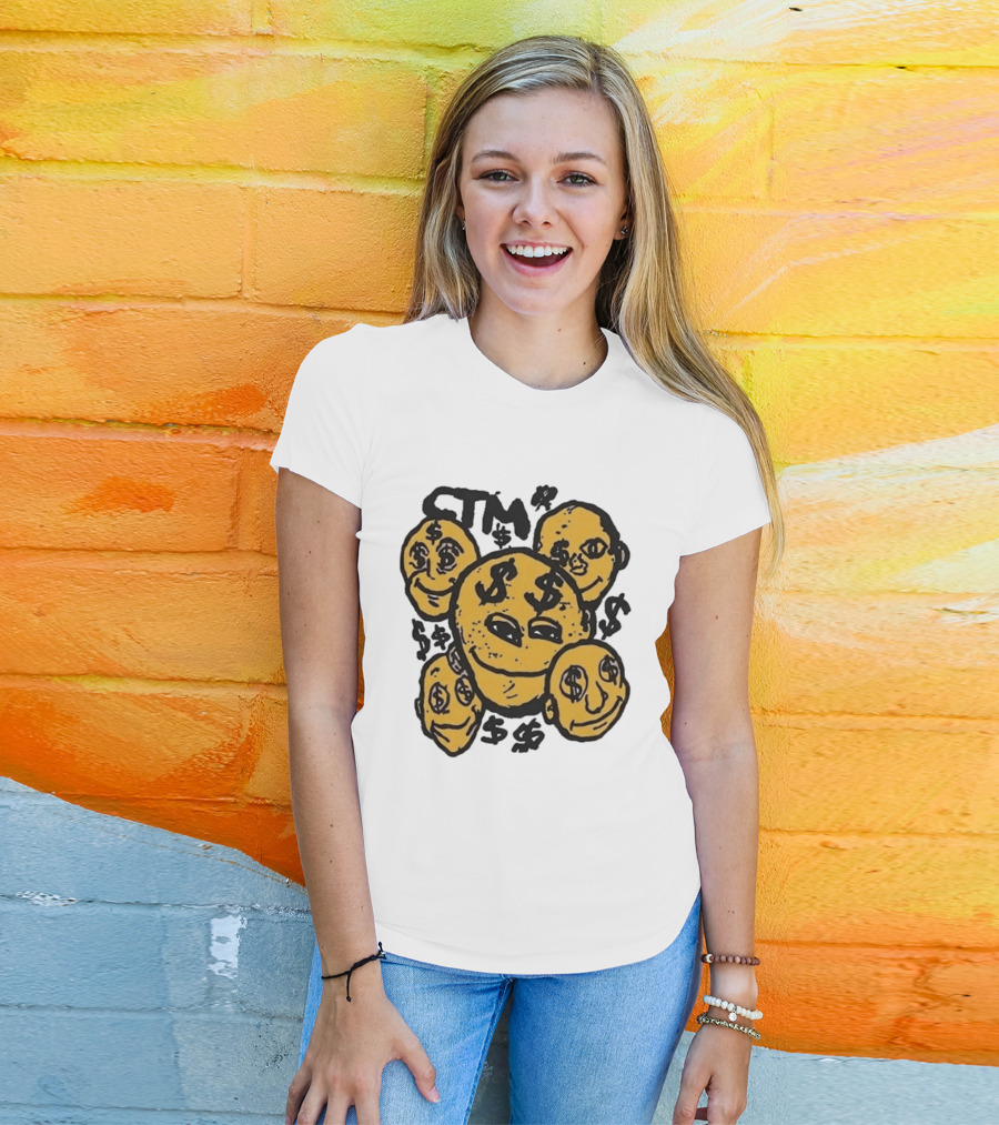 CTM Money Faces Dollar Sign Expressions T-Shirt