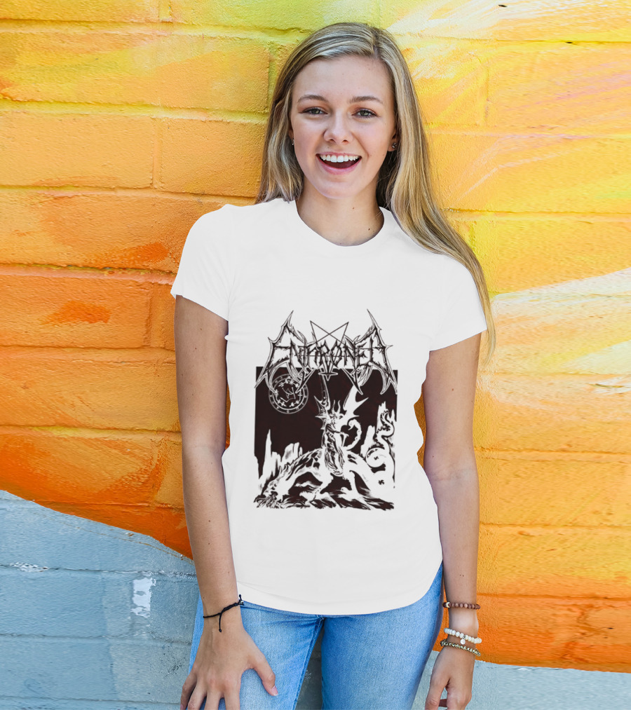 Enthroned Ashspawn Dried Blood Sand Low God's Scourge Of Defent Two Sided T-Shirt