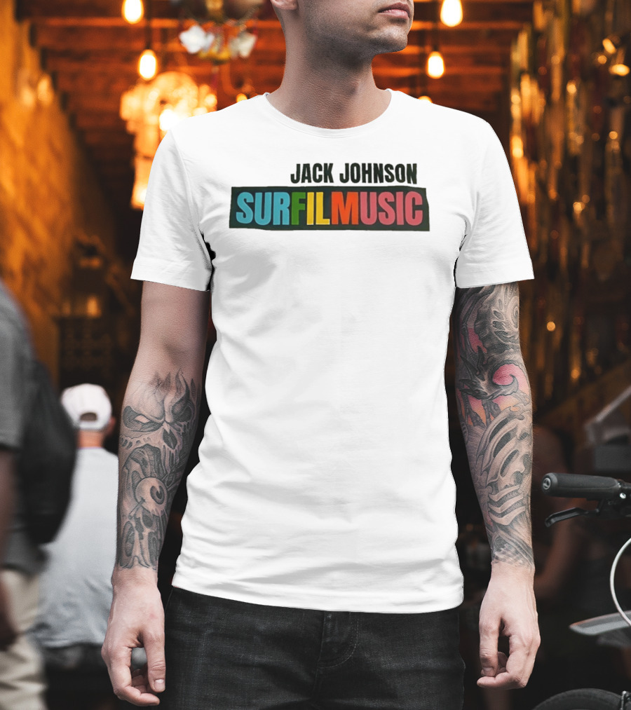 Jack Johnson Surfilmusic Tour 2026 Colorful T-Shirt